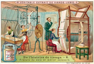 Filage de la soie et métier Jacquard - European School