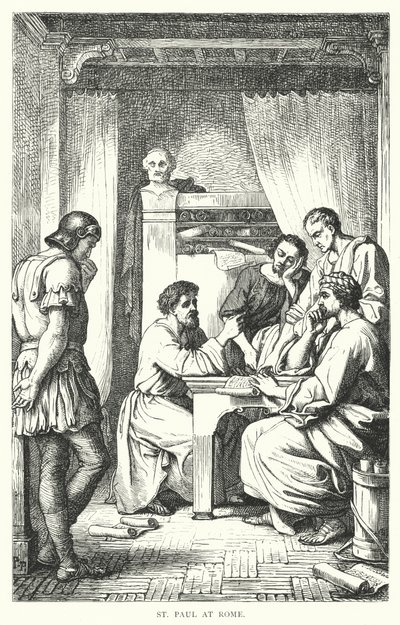 Saint Paul à Rome (gravure) - European School