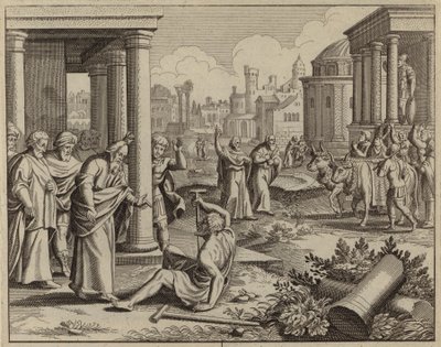 Saint Paul guérissant un homme qui était boiteux et n