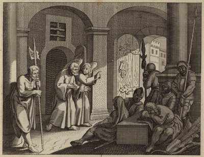 Saint Pierre délivré de prison par un ange - European School