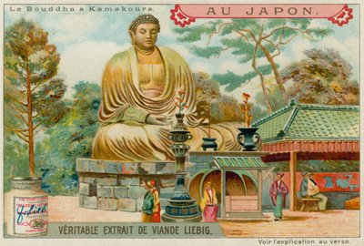 Statue de Bouddha à Kamakura - European School