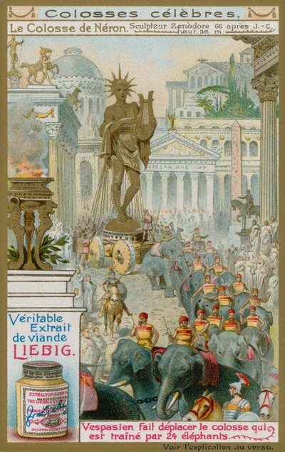 Le Colosse de Néron, par le sculpteur Zenodore, 66 après J.-C. - European School