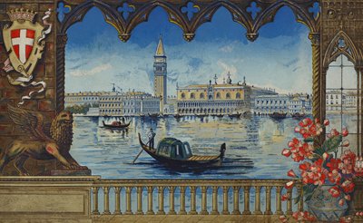 Le Palais des Doges et le Campanile, Venise - European School