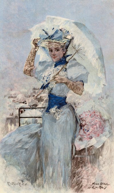 La fille en bleu - European School