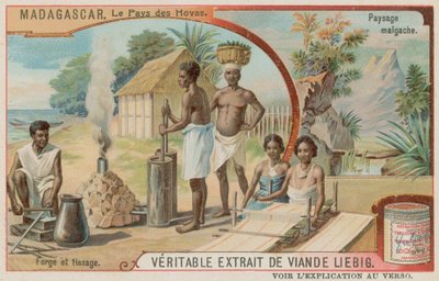 Le pays des Hova : Une forge, un métier à tisser et la campagne malgache - European School