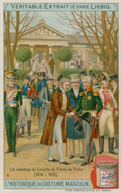 Les membres du traité de Vienne en 1815 - European School