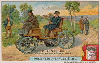 La première voiture à essence, 1875 - European School