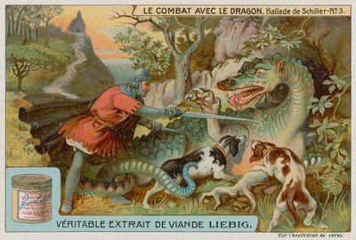 Le chevalier combat le dragon - European School