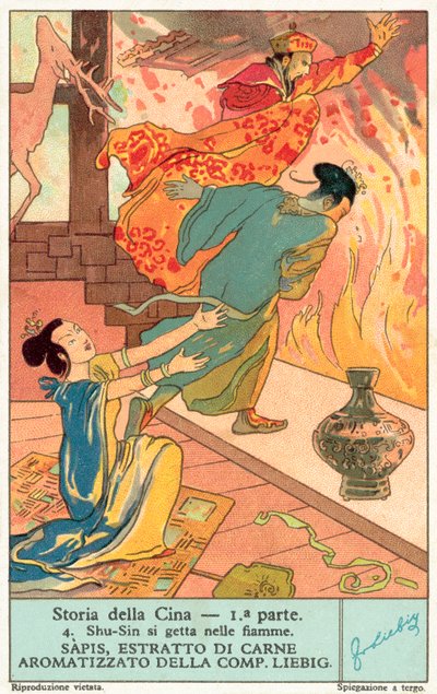 Le suicide du roi Zhou de Shang - European School