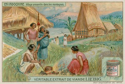 Village vietnamien dans les montagnes - European School