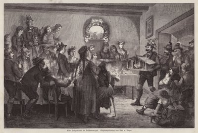 Festin de mariage dans le Salzkammergut, Autriche - European School