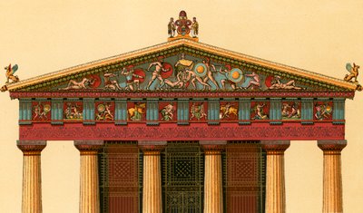 Façade ouest du Temple d