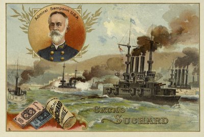 William Sampson, amiral américain, Guerre hispano-américaine, 1898 - European School