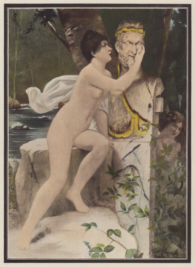 Femme se confiant au dieu grec Pan - European School