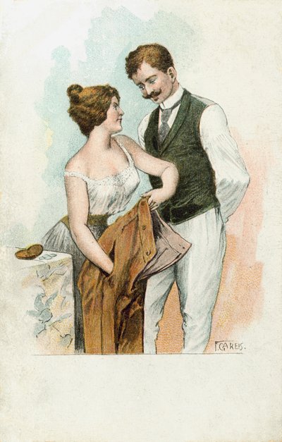 Femme utilisant ses charmes pour prendre de l