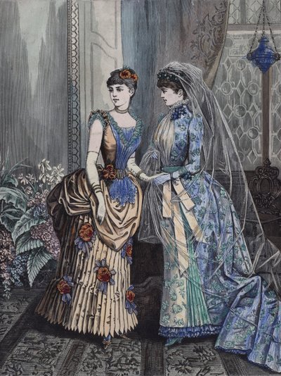 Modes féminines, fin du XIXe siècle - European School