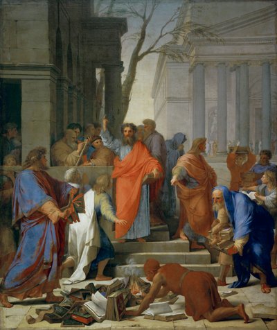 La predication de Saint Paul a Ephese … - Eustache (studio of) Le Sueur