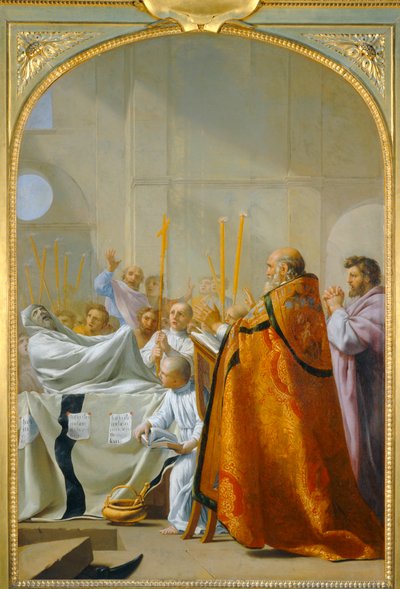Raymond Diocrès repond après sa mort - Raymond Diocrès answering after his death … - Eustache (studio of) Le Sueur