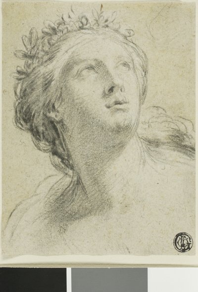 Tête de femme - Eustache Le Sueur