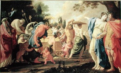 Poliphile au triomphe de Bacchus, 1637-38 - Eustache Le Sueur
