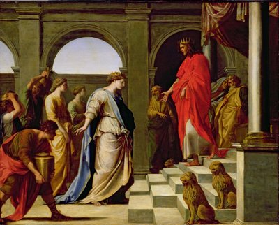 Salomon et la Reine de Saba, 1650 - Eustache Le Sueur