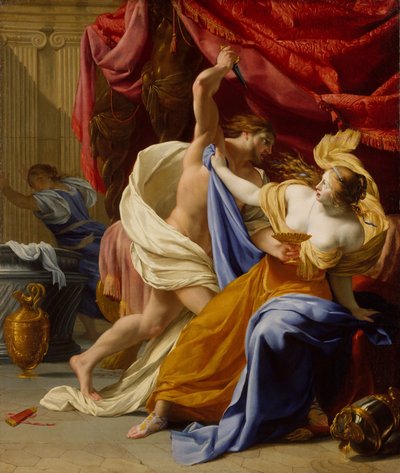 Le Viol de Tamar, probablement ca. 1640 - Eustache Le Sueur