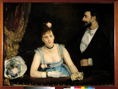 Une loge italienne - Eva Gonzalès