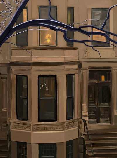 589 Seventh Street. Brooklyn (art numérique) - Evan Sklar