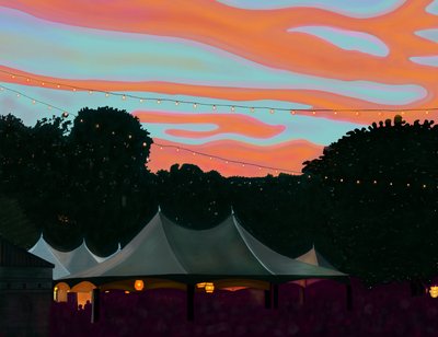 Bandshell prospect park (art numérique) - Evan Sklar