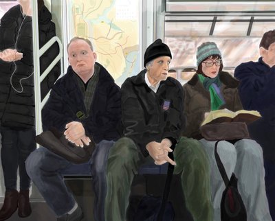 Les banlieusards du train F - Evan Sklar