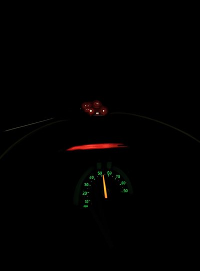 Driving The Road At Night # 4 Brooklyn (digital art) - Evan Sklar