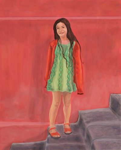Fille à San Miguel (art numérique) - Evan Sklar