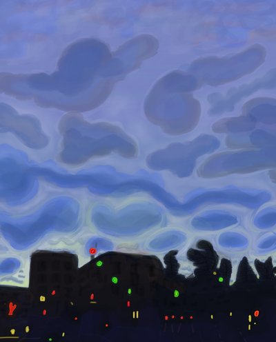Grand Army Plaza, Brooklyn, 2016 (dessiné à la main sur un iPad avec un Apple pencil) - Evan Sklar