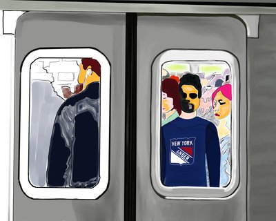 New York Anger (art numérique) - Evan Sklar