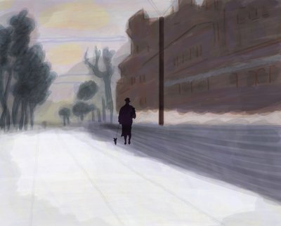 Prospect Park, West After Snow (art numérique) - Evan Sklar