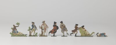 Figurines en étain fabriquées par les Frères Moraves de Zeist - Evangelische Broedergemeente