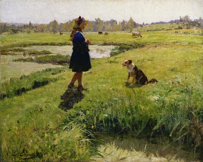 Une pause de midi - Evariste Carpentier