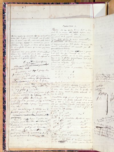 Ms 2108 Proposition I, du 