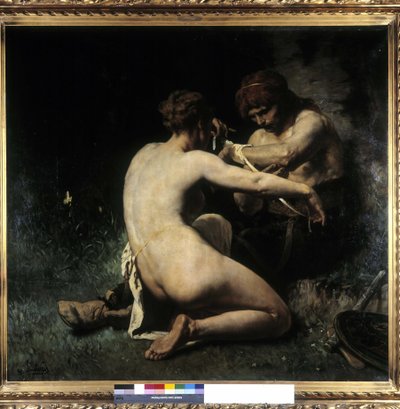 Les Gaulois blessés - Evariste Vital Luminais
