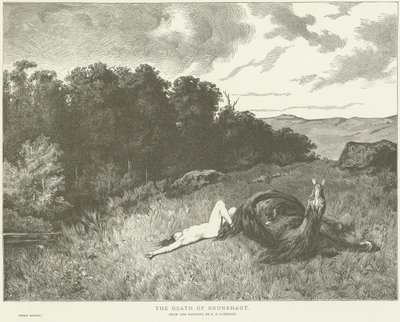 La mort de Brunehaut - Evariste Vital Luminais