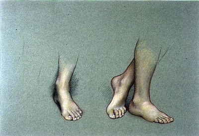 Étude de pieds - Evelyn De Morgan