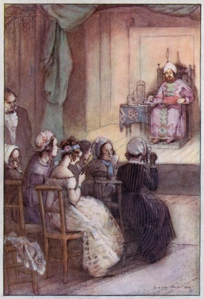 Illustration pour Cranford par Mrs Gaskell - Evelyn Paul