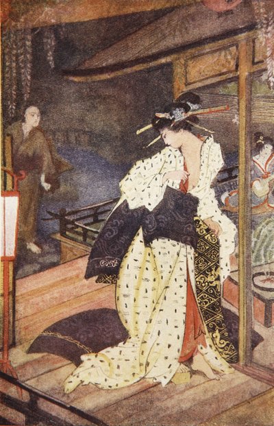 Kiyo et le prêtre, illustration de 
