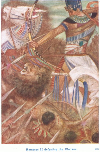 Ramsès II battant les Khetans - Evelyn Paul