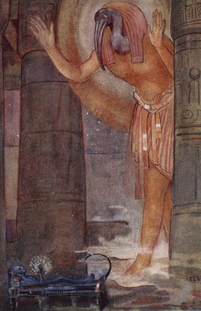 Thoth et le magicien en chef, illustration de 