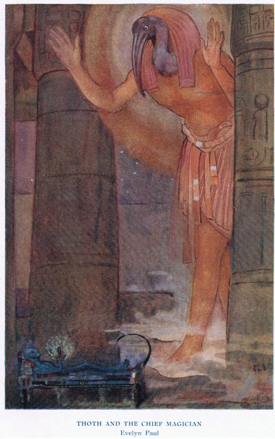 Thoth et le magicien en chef, illustration de 