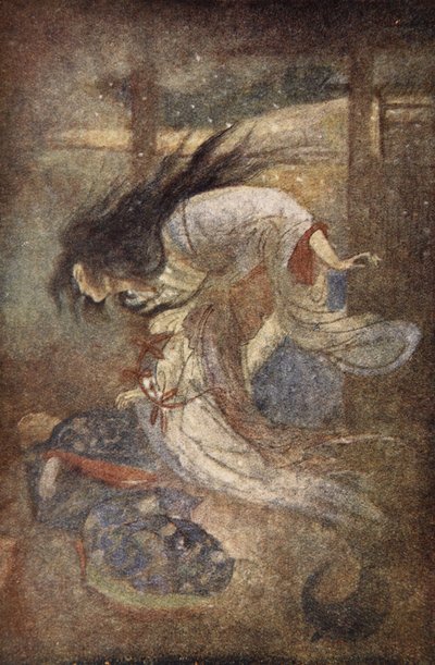 Yuki-Onna, La Dame de la Neige, illustration de 