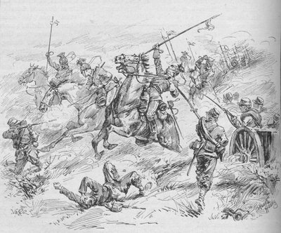 Charge des 16ème Uhlans, 1902 - Evelyn Stuart Hardy