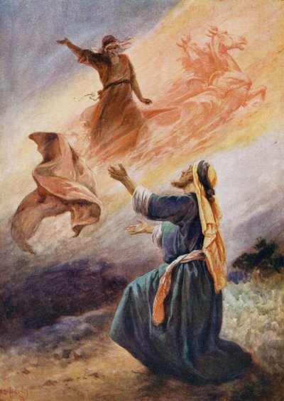 Élie montant au ciel dans un char de feu - Evelyn Stuart Hardy