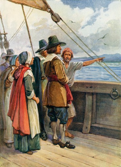Illustration pour les Jeunes Pèlerins - Evelyn Stuart Hardy
